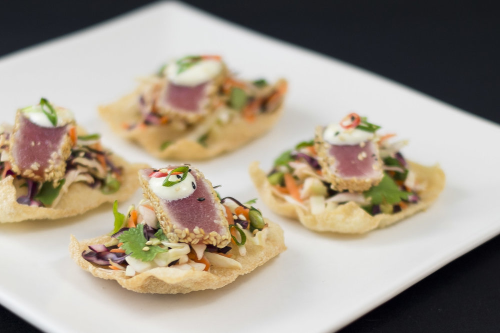 Ahi Wonton Crisps
